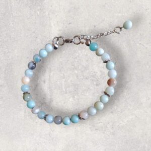 Bracelet Multi Amazonite véritable en 6mm