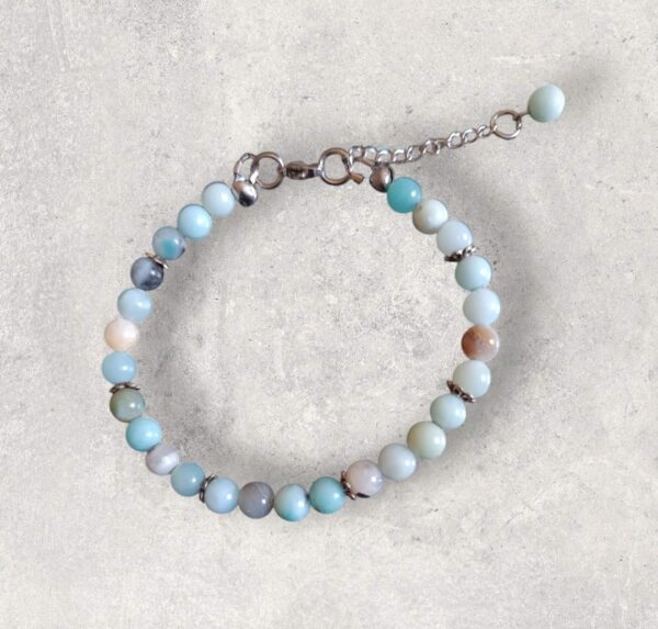 Bracelet Multi Amazonite véritable en 6mm