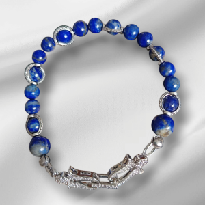 Bracelet Lapis Lazuli véritable (17,5 cm)