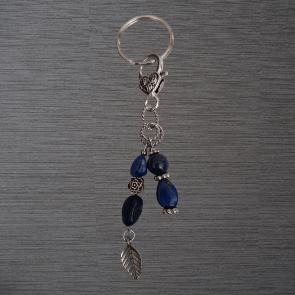 Porte-clés Lapis lazuli véritable