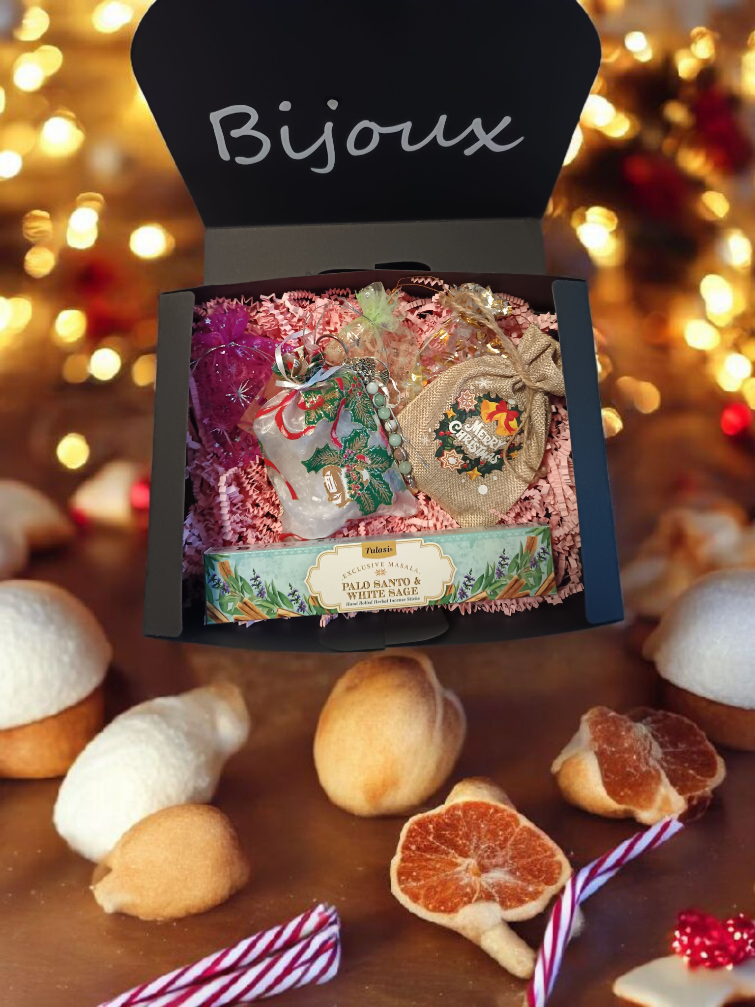 Box de Noël Prestige homme, Pierres naturelles